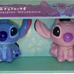 Disney Stitch Salt and Pepper Shakers - Blue and Purple
